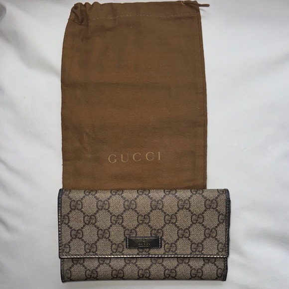 Vintage Gucci GG Plus Monogram Joy Continental
Flap Wallet - Picture 7 of 13